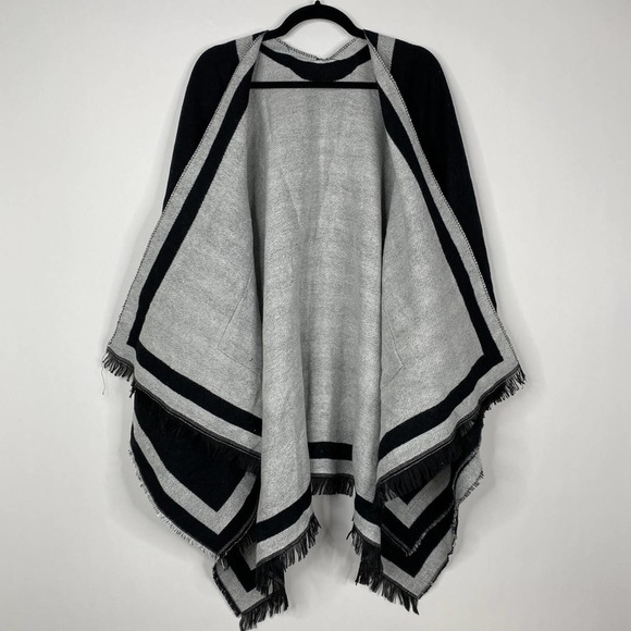 On My Rack | Accessories | New Boho Cheetah Ruana Oversized Open Wrap ...